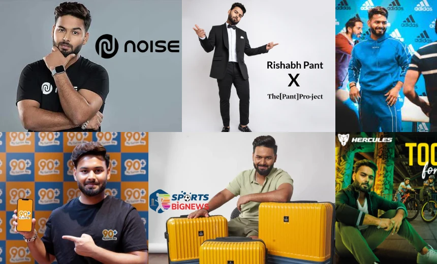 Rishabh Pant Brand Ambassador List