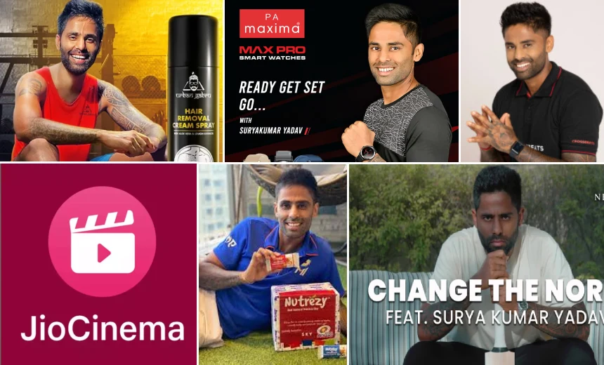 Suryakumar Yadav Brand Ambassador List