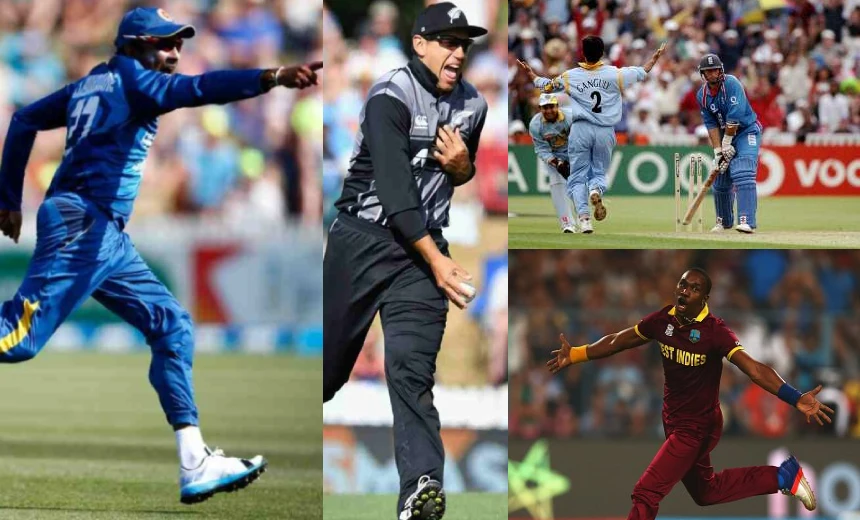 Top 5 players with highest number of catches in Champions Trophy