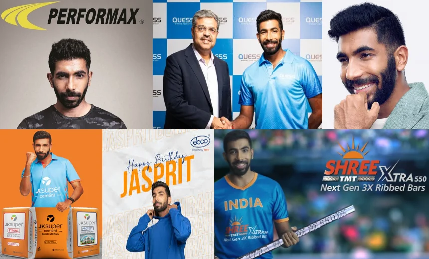 Jasprit Bumrah Brand Ambassador List