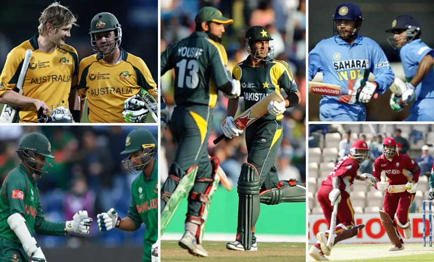 Top 5 highest partnerships in ICC Champions Trophy