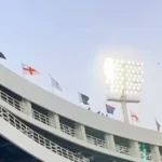 PCB removes the Indian flag from Karachi Stadium