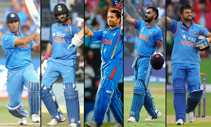 Top 5 highest run scorers in India Vs England ODIs