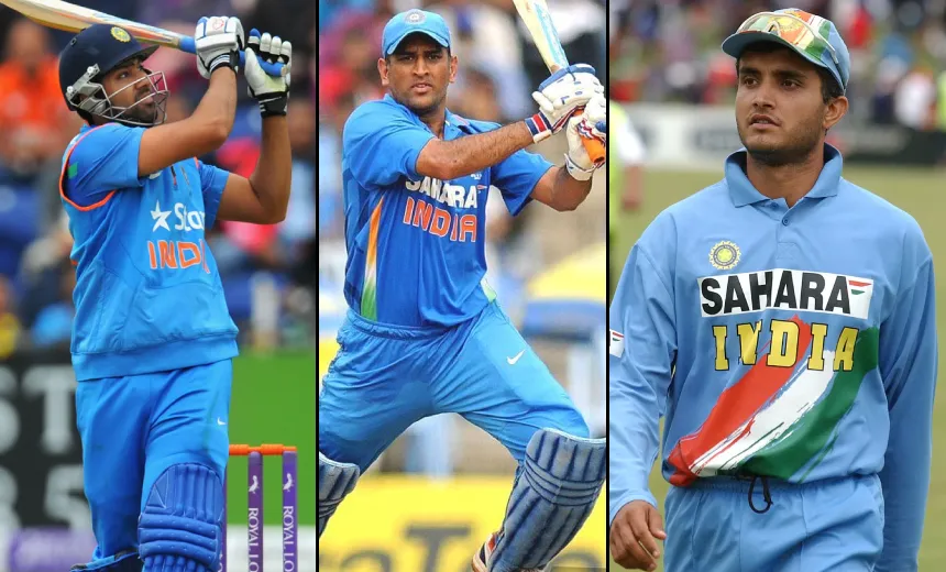 Most Sixes as an Indian Captain in ODIs